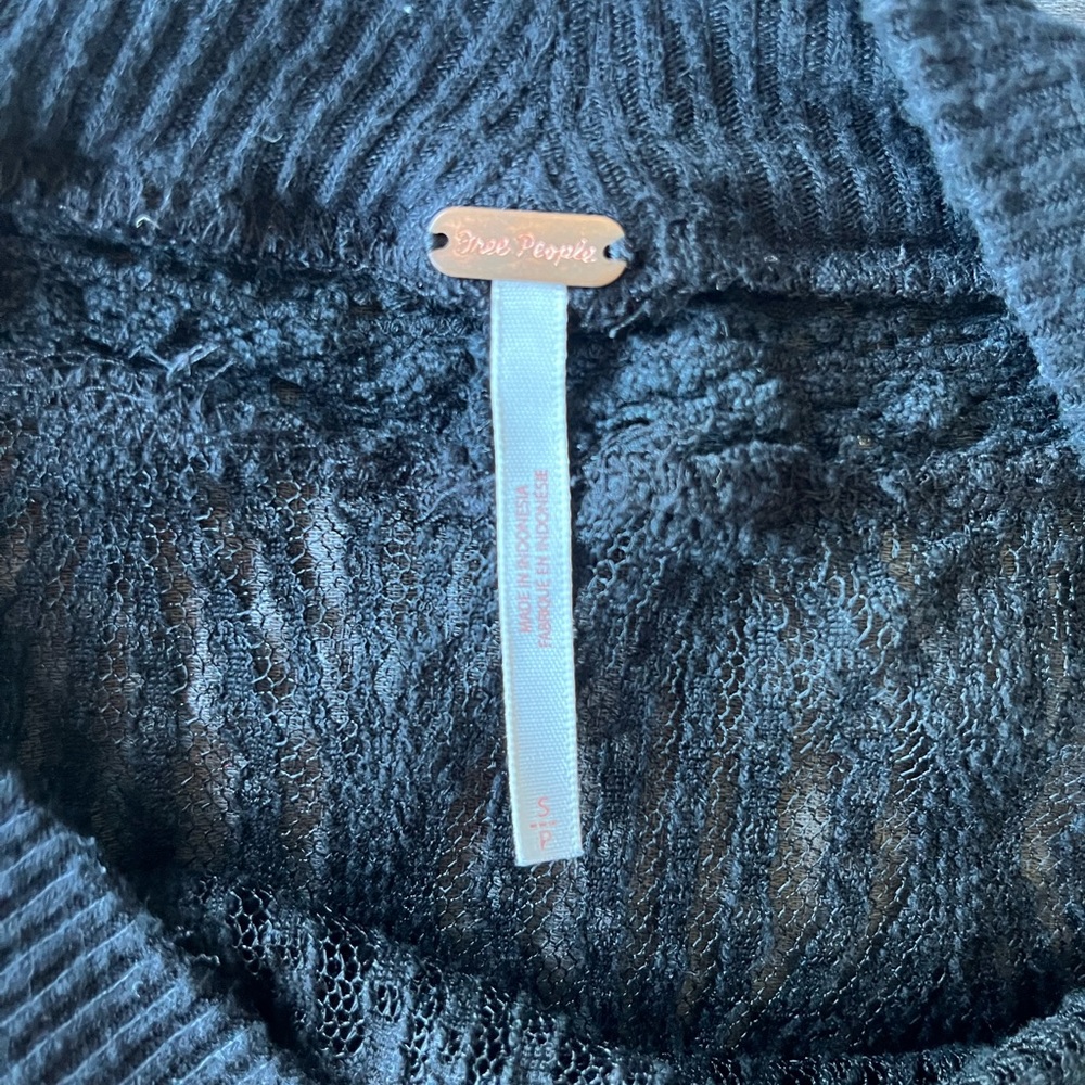 Free people black sweater